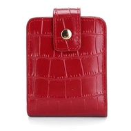 Dompet Lipstik Kulit Dengan Cermin Lipat Tempat Lipstik Korea Style Mini Lipstik Bag