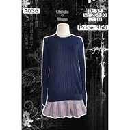 Set​Set​ sweater​ Uniqlo​+Skirt​The Pattern Is Also​Knot​