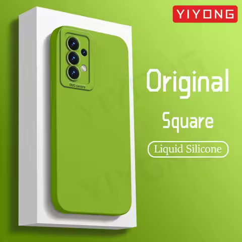 A52 A53 Case YIYONG Silky Liquid Silicone Soft Cover For Samsung Galaxy A52 s A52s A53 A54 A55 5G A 