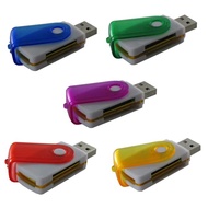 Card Reader 4 Slot Swivel mICRO SD sD CARD MMC