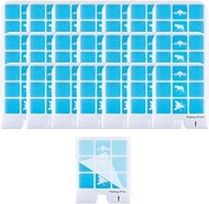 21 Pcs Refill Glue Cards Compatible with Safer Home SH502, SH503 Indoor Fly Trap and Dynatrap DT3005