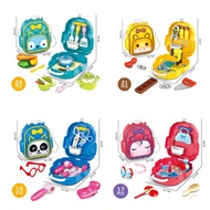 Play House Toys Simulation Kitchen Tools Tools Beauty Makeup Medical Tools Children Cartoon Schoolba