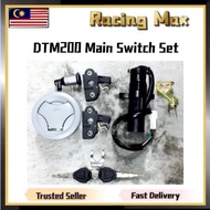 Demak DTM200 DTM 200 Main Switch Full Set Ignition Switch Key Set Suis Kunci Complete Set 60080-7D4-