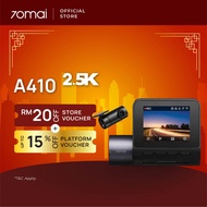 70mai A410 Dash Cam |  2.5K+1080P Dual Dash Camera with HDR | Night Vision