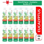 EU LIMITED PROMOTION BUNDLE DEAL Eagle Brand Natur oil Natural Disinfectant Eucalyptus Spray &amp; Freshener 12x280ml