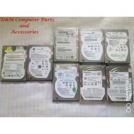 ♞LAPTOP HDD 2.5 LOW HEALTH 2ND HAND 5400RPM Internal Hard Drive Disk *Assorted Brand* {2nd Hand}