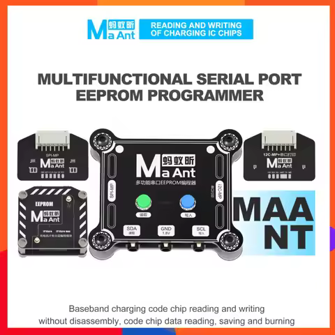 MAANT Multifunctional Serial Port EEPROM Programmer Kit for iPhone 16 15 Series Baseband Charging Co