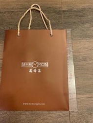 Memorigin paper bag 萬希泉紙袋