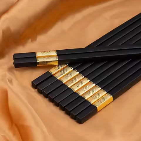 10 Pairs 24cm Reusable Chopsticks Non-Slip Chopstick Sushi Sticks Chinese Sticks To Eat Food Chinese