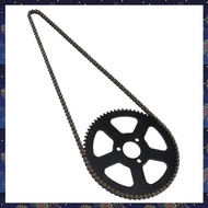 (F  Z)25H 136 Chain + 68T Sprocket 2 Stroke 47CC 49CC for Mini Small Sports Car Pocket Bike Off-Road