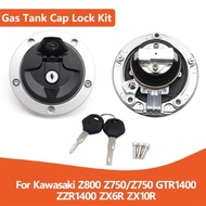 For Kawasaki Z800 Z750 Z750R GTR1400 ZZR1400 ZX6R ZX10R ZX-6R ZX-10R Motorcycle Fuel Gas Cap Seat Lo