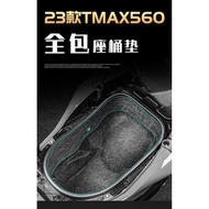 Suitable for 21-23 Yamaha TMAX560 seat barrel cushion seat barrel lining protective mat storage box seat box modification accessories