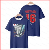 GC1 Baseball Jerseys Cosplay Japan 16 OHTANI Tshirt Short Sleeve Top Tee 3D Shirt Fashion Sportswear