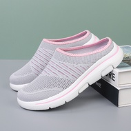 [35-42]lightweight women Half shoes mesh Slip on Shoes Causal shoes for women