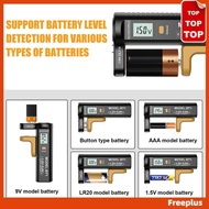 LCD Digital Battery Tester Battery Capacity Check Detector Volt Checker Measurements Tester for C D 