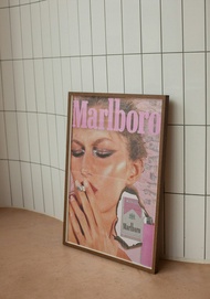 Gisele Bündchen Marlboro Print - Magazine Poster for Wall Decor