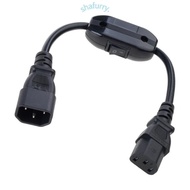 SHFY C14 to C13 Power Plug Cord IEC 320 C14 Male to C13 Female Splitter Adapter Cable Cord C14 to C1