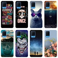 OPPO A54 Case Silicone TPU Back Cover OPPO A54 A 54 OPPOA54  Soft Phone Casing Cartoon