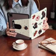 Organize Ipad Case 360 Degree Rotation Tomato Cat Gen11 Pro13 Air7/6 11 Cute Gen6