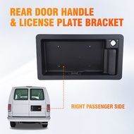 Exterior Door Handle, Compatible with 1992-2007 Ford E150 E250 E350 E450 Econoline & More,& License 