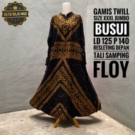 F 81 GAMIS JUMBO TERBARU TWILL ORI PEKALONGAN MOTIF ABSTRAK TEBAL DAN