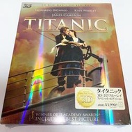 【K'sM】代購 福斯《鐵達尼號 TITANIC》3D+2D 藍光BD 四碟日文閃卡版 全新未拆封