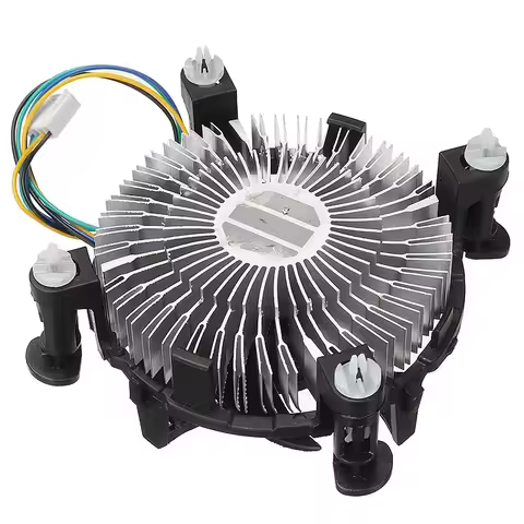 cooler Fan Original New 4 Pin Aluminium PC Desktop Support LGA 1150 / 775 / 1155 / 1151 Motherboard 
