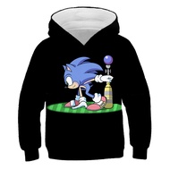 Popular Games Hoodies Anime Hoodie Sonic Hoodies Oversized Hoodies Boy Fashion Jackets Kid long-sleeved clothes sportswear 2-13Y