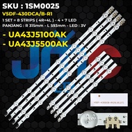 SAMSUNG 43 Inch TV Backlight UA43J5100 UA43J5500 V5DF-430DCA-R1