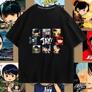 New jay album short-sleeved T-shirt men and women couples clothing youth tide Jay Chou cotton T-shirt XS-6XL