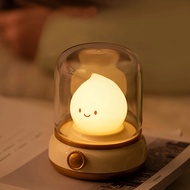 Retro candle night light cute kerosene lamp desktop LED decorative night light bedroom infinite dimm