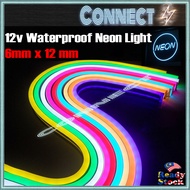 Neon Led Strip Light 12v 6mm x 12mm Led Neon Light 12V Neon Light 5meter Waterproof Led Neon Strip F