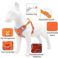 B2U Small Pet Puppy Chest Strap Harness Reflective Walking Leash Vest Dog