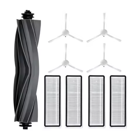 Accessories For Dreame L10S Ultra, L10 Ultra, L10 Prime, 1 Main Brush, 4 Filters, 4 Side Brushes For