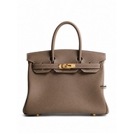 Handmade French togo leather women's handbag (handmade)