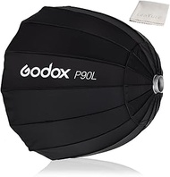 Godox P90L 90cm 35.5 inch Portable Deep Parabolic Softbox Bowens Mount Studio Flash Reflector Photo 