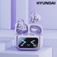 Hyundai | ใหม่ HYUNDAI M100 หน้าจอ LED Anti-loss หูฟัง AI ลดเสียงรบกวนด้วยเสียงไฮไฟบลูทูธ V5.4 หูฟัง