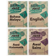 Jom Aktif . Buku Rampaian Prasekolah . Buku 3 . Buku Latihan . Cemerlang . { READY STOCK } S