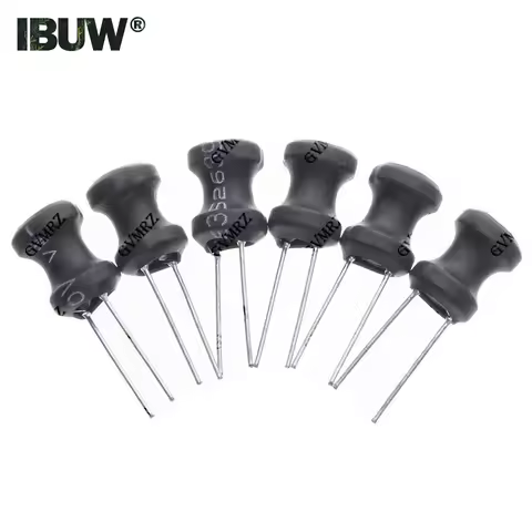 10PCS DIP Power Inductor 2.2UH 4.7UH 10uH 22uH 100uH 150uh 2Pin 8X10MM 220uH 330uH 470uH 1MH 2.2MH 4