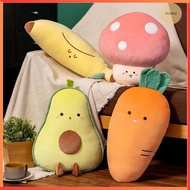 Cute Carrot Avocado Cat Whale Mushroom Penguin Ice Cream Pillow Plush Toy Cartoon Plushie Stuffed To