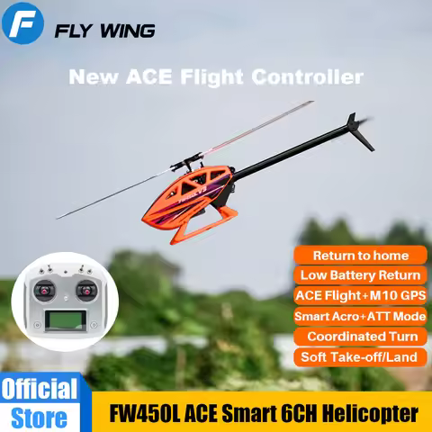 FLYWING FW450L - ACE RC Helicopter Smart Acro FW450 V3 Helicopter with ACE Flight Control ATT mode 3