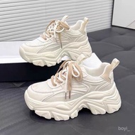 Taiwan Shipping Daddy Shoes Thick-Soled Show Small Feet Female ins Trendy Students Versatile Breatha