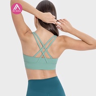 Air active Yoga Bra Cross Back Tie-dye Sports Bra Shockproof  DQ DW002