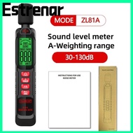 ESTRENAR Sound Level Meter, 125Hz-8KHz 30-130dB Noise Meter, Professional Digital Display Windproof 