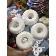4 pcs 1 set skateboard wheel 52-58MM white hard wheel 102A double kick tail skateboard wheel PU pro 