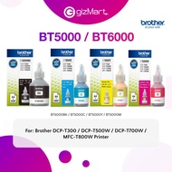 Brother Original BT6000BK / BTD60BK / BT5000 Refill Ink Bottle - For Printer DCP-T300/ DCP-T500W/ DC