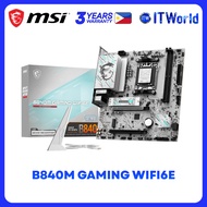 MSI B840M GAMING WIFI6E AM5 DDR5 mATX Wi-Fi 6E 2.5G LAN PCIe 4.0 Gaming Motherboard itw