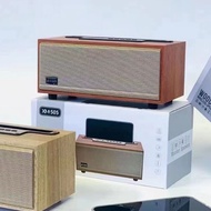 Loa Bluetooth Không Dây XM-505 Có Âm Lượng Lớn Thiết Kế Cổ Điển Bằng Gỗ Mini Di Động Giá Đỡ Để Bàn K