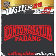 BANANA CHEESE STICKER WRITING STICKER FOR SALES NAME ON WHEEL CART