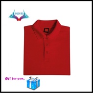 Collar Polo Tee Sport JERSI Microfiber ~  OREN SPORT ~ QD06 Red